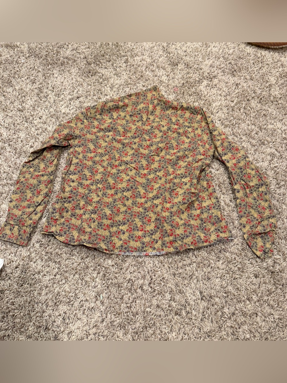 Multicolored Floral L.L. Bean Button Up - Picture 3 of 4